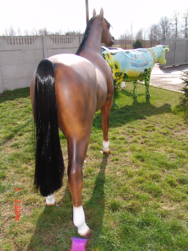 Pferd, "Grand Filou", braun, Kunsthaare, nicht belastbar, 220cm, HORSE