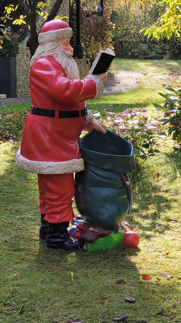 Weihnachtsmann, stehend mit Sack, 150cm