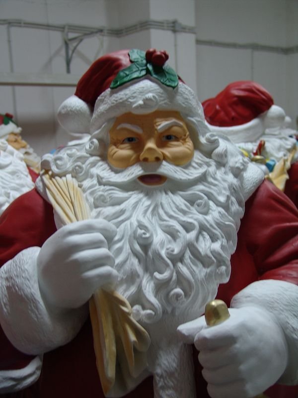Weihnachtsmann, stehend, Nikolaus, Santa Claus, 175cm