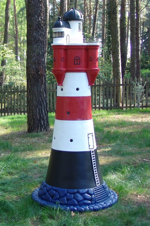Leuchtturm, rot, 180cm