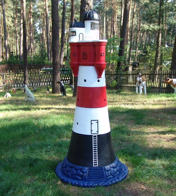 Leuchtturm, rot, 180cm