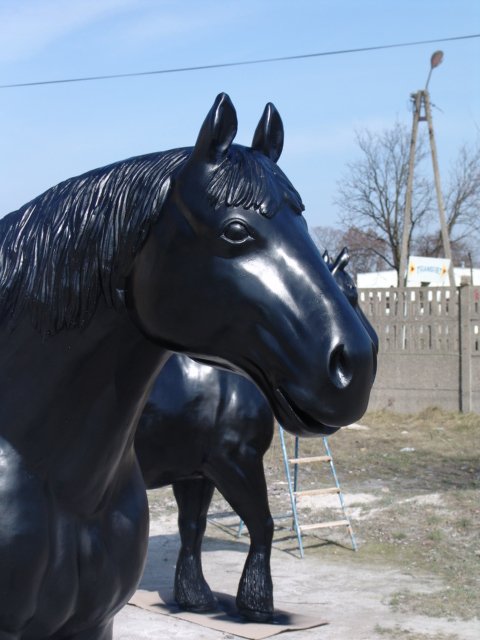 Pferd - Horse - Modell  - Kaltblut - Kunsthaarschweif - nicht zum aufsitzen, HORSE