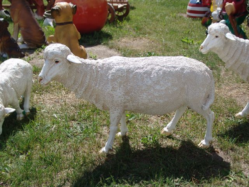 ZZ-Krippefigur, "Schaf", stehend, 64cm