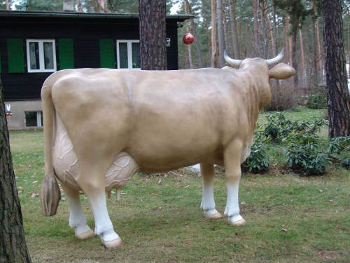 Kuh, "Wilma von der Alm", Braunvieh, 220cm, HAEIGEMO
