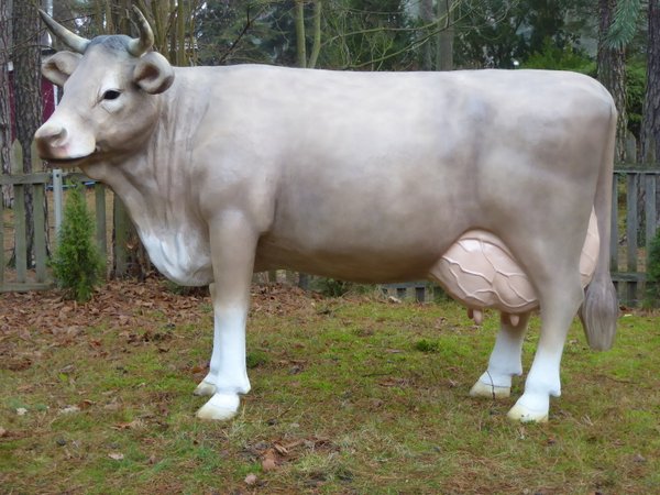 Kuh, "Wally von der Alm", Braunvieh, 220cm, HAEIGEMO