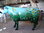 Kuh, Kunstkuh, "Petra", Blumenwiese, 250cm