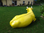 Kuh, liegend, "Serafina", gelb, 190cm