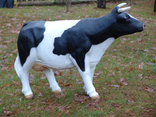 Kuh, "Amanda", schwarz weiss, 120cm, HAEIGEMO