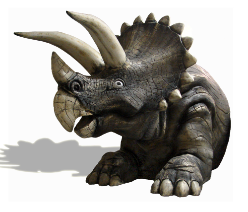 Triceratops, Sitzbank, 480cm