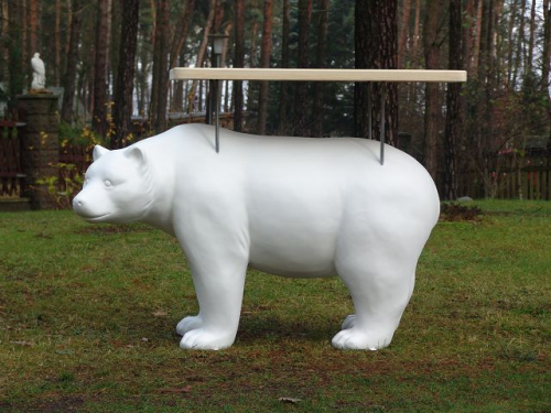 Bären, Bär als Tisch, 190cm