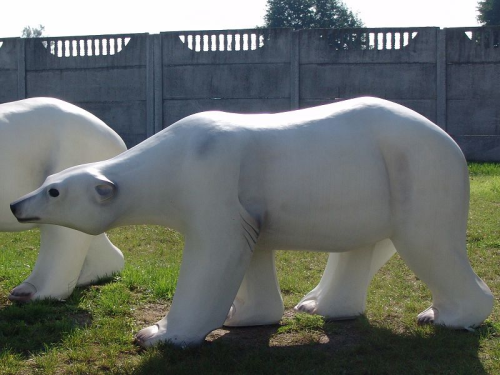Bären, Bär gehend, Eisbär "Addy", 230cm
