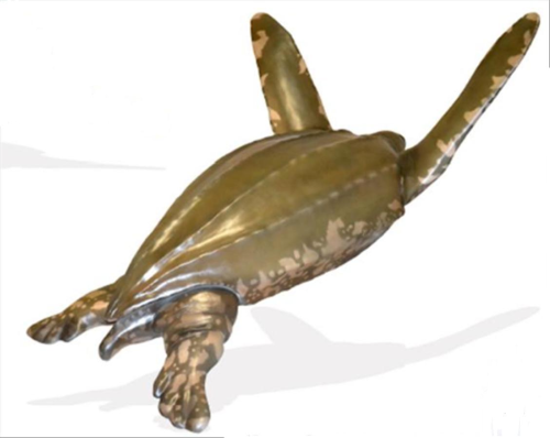 Schildkröte, Meeresschildkröte, Lederschildkröte, 230cm
