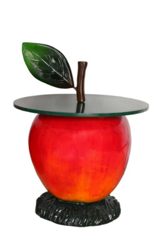 Obst, Apfel, als Tisch, 112cm