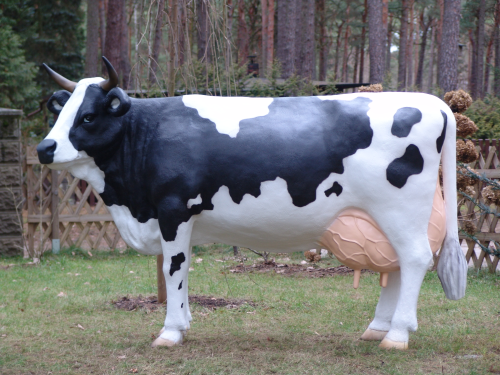 Kuh, "Lisbeth von der Alm", schwarz weiss, 220cm, HAEIGEMO