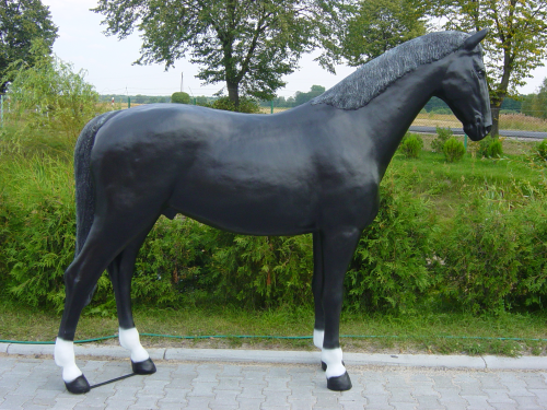Pferd, "Iberico", schwarz, nicht belastbar, 250cm, HORSE