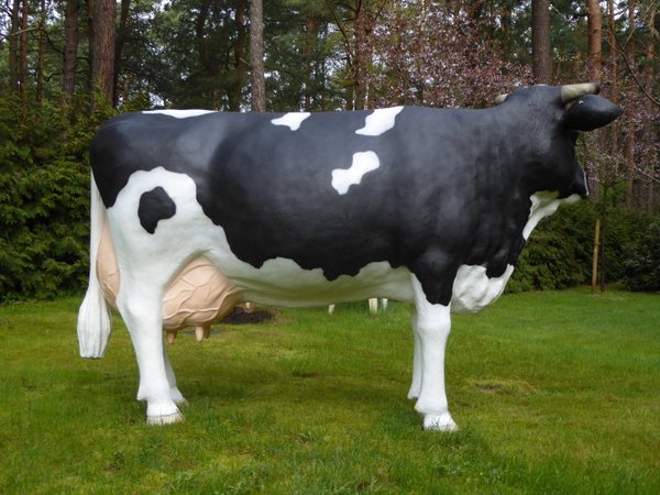 Kuh, "Cornelia von der Alm", schwarz weiß, 220cm, HAEIGEMO