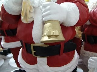 Weihnachtsmann, stehend, Nikolaus, Santa Claus, 175cm