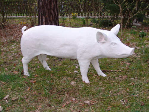 Schwein, "Rocco", Eber, grundiert, 160cm