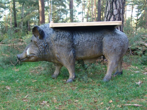 Wildschwein, Tisch, 160cm