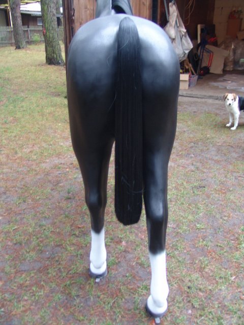Pferd, "Aladdin", Kunsthaare, belastbar bis 100kg, 256cm, HORSE
