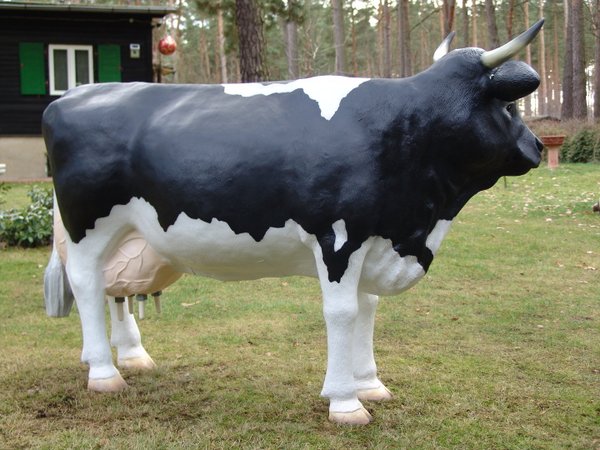 Kuh, Melkkuh, "Zitta von der Alm", belastbar bis 100kg, 1 x 19L Tank, schwarz weiß, 220cm, HAEIGEMO