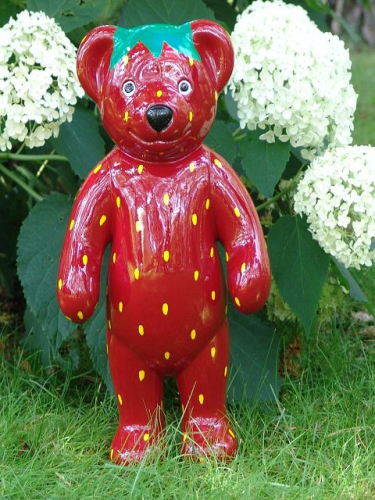 Bär, Erdbeere, Obst, Teddy, 40cm