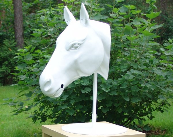 Pferd, Pferde Kopf mit Standfuss, 87cm, HAEIGEMO, HORSE