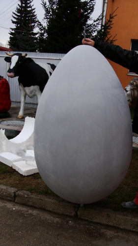 Osterei, 150cm, weiß oder in anderen Farben bemalt erhältlich, Ei