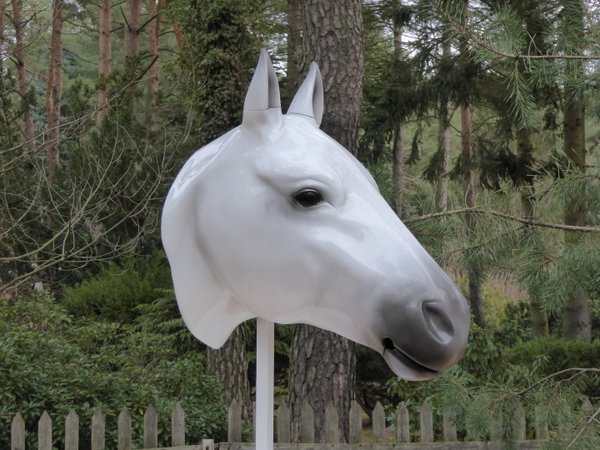 Pferd, Pferde Kopf mit Standfuss, 87cm, HAEIGEMO, HORSE