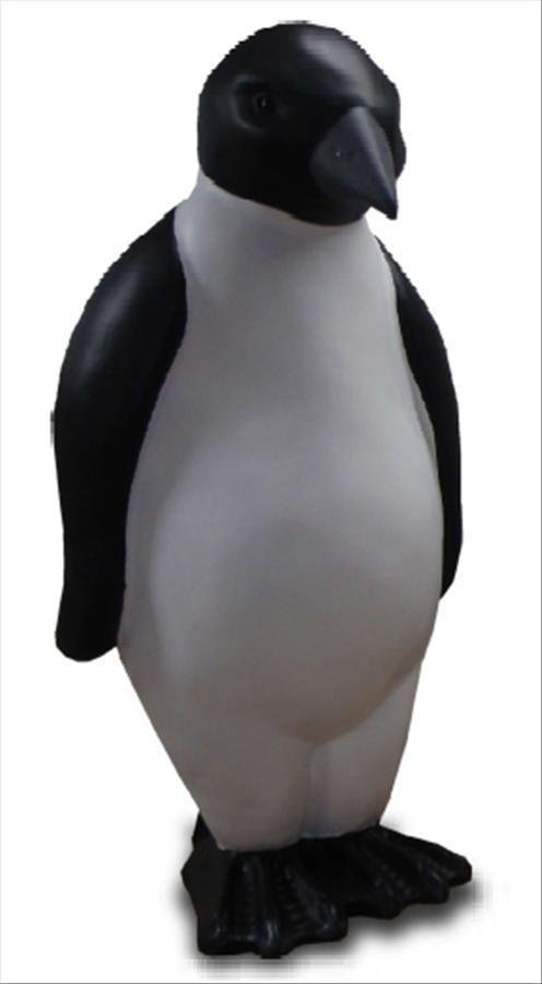 Pinguin, schwarz weiß, Kunstharz, 93cm