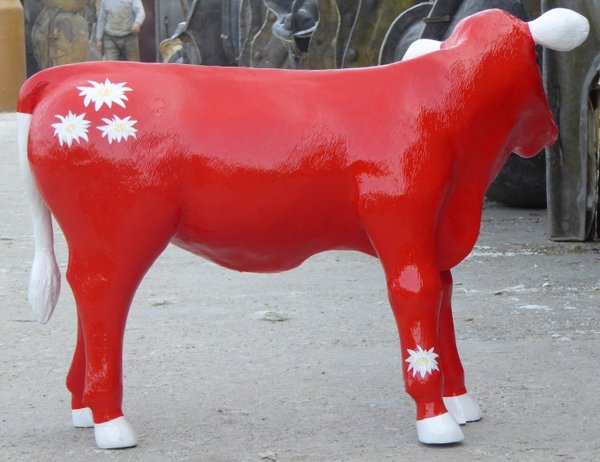 Kuh, "Edelweiss von der Alm" mit Kalb "Blümchen von der Alm", 220cm, HAEIGEMO