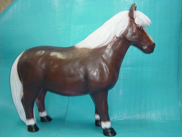Pony, klein, "Schoki", belastbar bis 100kg, 126cm