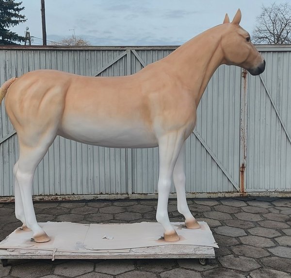 Pferd, Kutschpferd, "Haflinger Art", Kunsthaare, belastbar, 259cm, HAEIGOMO, Horse
