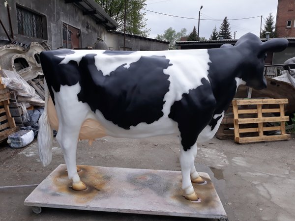 Holstein Kuh "Teresia", Kopf nach links schauend, 270cm, HAEIGEMO