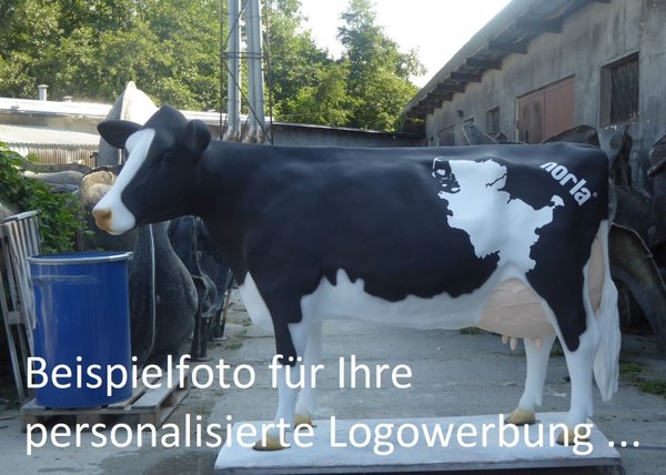Holstein Kuh "Adelchen, personalisiert", Kopf gerade aus schauend, 270cm, HAEIGEMO
